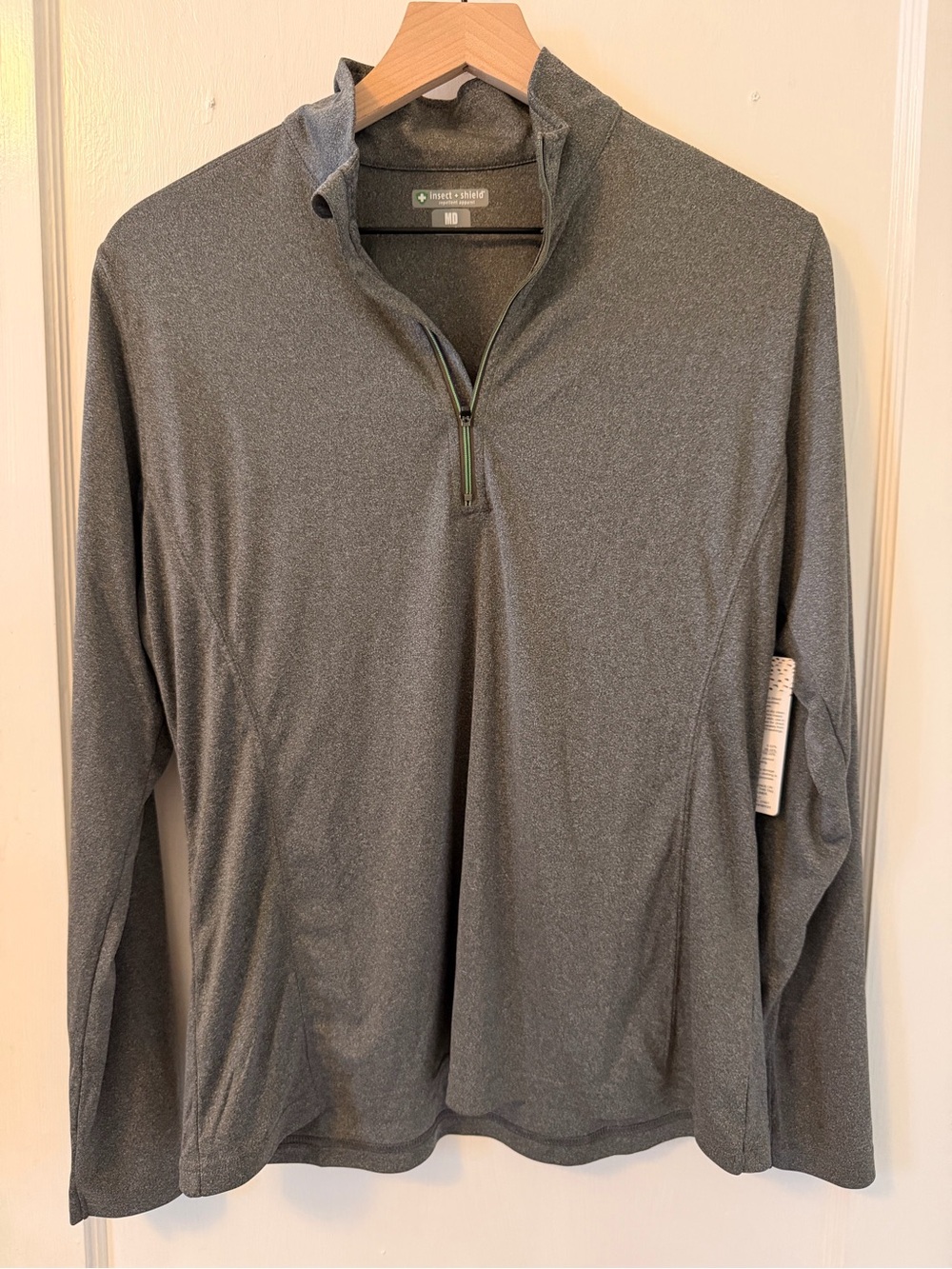Insect Shield Insect Repellent Tech Quarter Zip - Picture 3 of 6